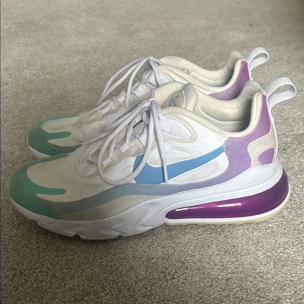 Nike Women's Sneakers - White, Blue, Purple